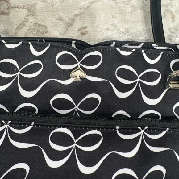 Kate Spade bow print tote bag - Picture 4 of 9